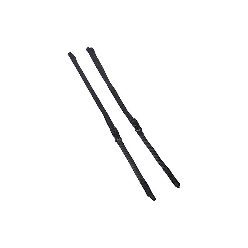 ROK Straps 10314 Adjustable Pack Stretch Straps for Motorcycle/ATV, Black,