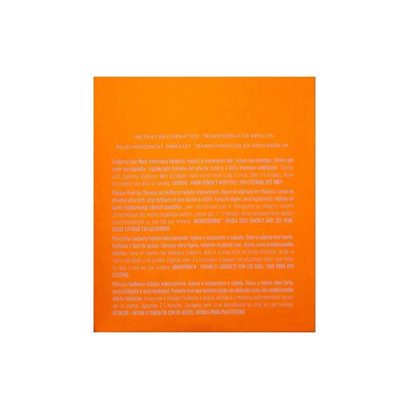 Obliphica Professional Fine to Medium Seaberry Mask, 16.9 g.
