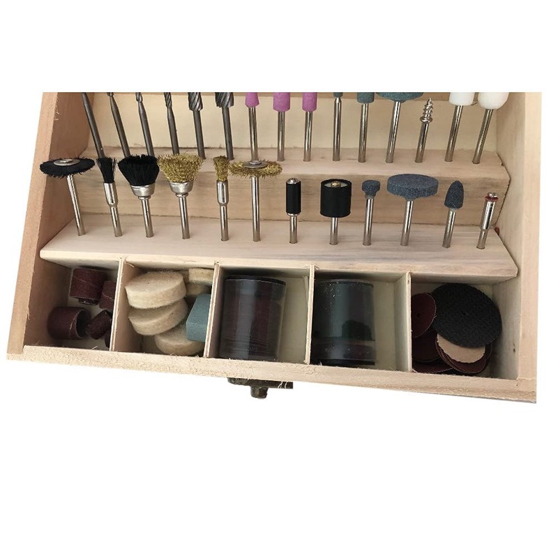 100-tlg Minitool Mini-Bohrmaschine Combitool Schleifer Zubehör Schleifstift Set