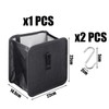 MEMOFYND 1 x Foldable Car Trash Bin, Car Organiser, Car