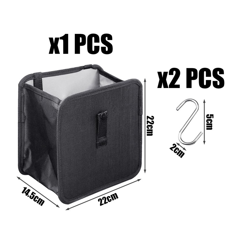 MEMOFYND 1 x Foldable Car Trash Bin, Car Organiser, Car