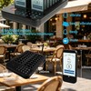 Restaurant Pager System, Pagers for Restaurants,1968ft Long Range, Silent Beep