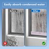 13FT Window Condensation Absorber Strip, Self-Adhesive Weather Stripping, Reusable Condensation