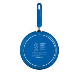 Colourworks CWCPBLU KitchenCraft Non-Stick Pancake Pan, Aluminium, Blue, 24 cm