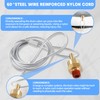 1/4” Air Tank Drain Valve Plug with 60” Cable, Dazakoot