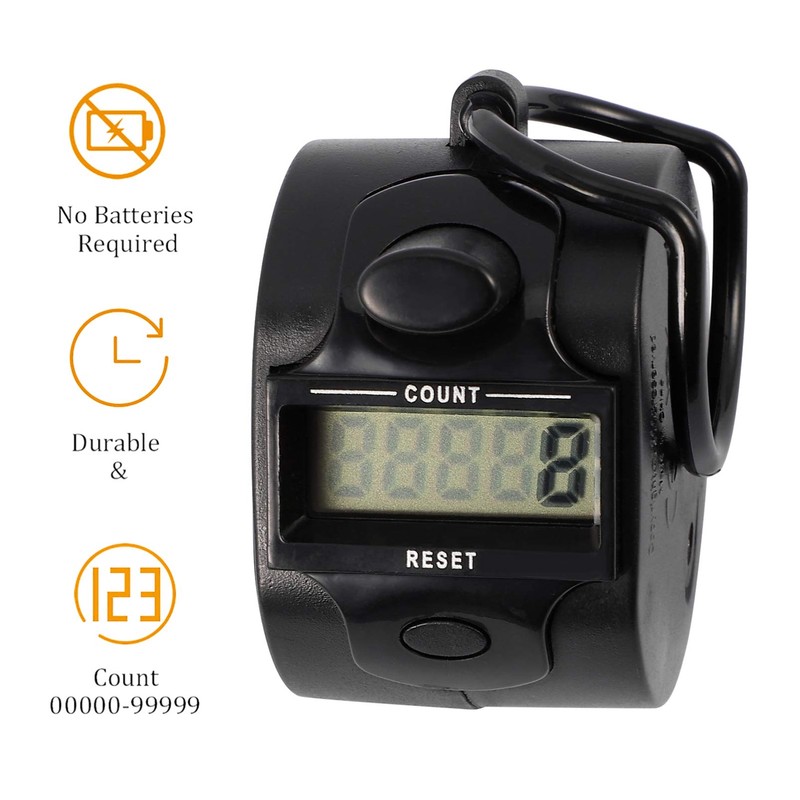 iplusmile Finger Counter Mechanical Manual Counter 5 Digit Counter Executor
