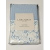 Laura Ashley Standard Pillowcase Set - Trailing Bows Blue White