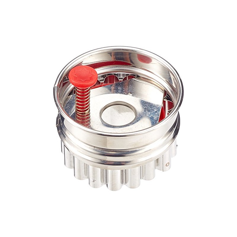 Staedter Linzer Heart Outer Ring, 4.8 cm, Stainless Steel Silver,