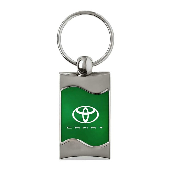 Au-Tomotive Gold, INC. Toyota Camry Rectangular Green Car Key Chain
