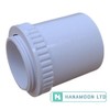 25mm PVC Male Conduit Adaptor White– Pack of 10