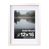 Egofine 12x16 Picture Frame White Covered by Plexiglass Made of