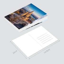 xtvinvm Budapest Hungary Europe Travel Postcards from Around the World Vintage Postcard Pack for Mailing Business Christmas Holiday Birthday Postcards with Mailing Side Set of 20