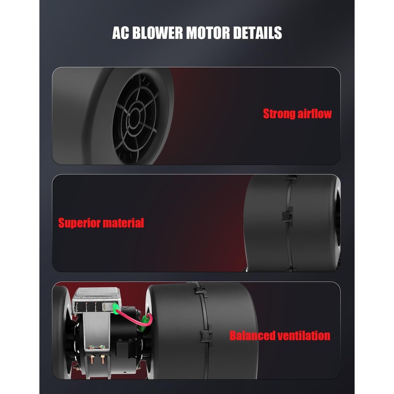 AC Heater Blower Motor Fan for 008-A45-02 (12V)