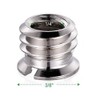 20 Sets 1/4" Female to 3/8" Male Conversion Screw Thread