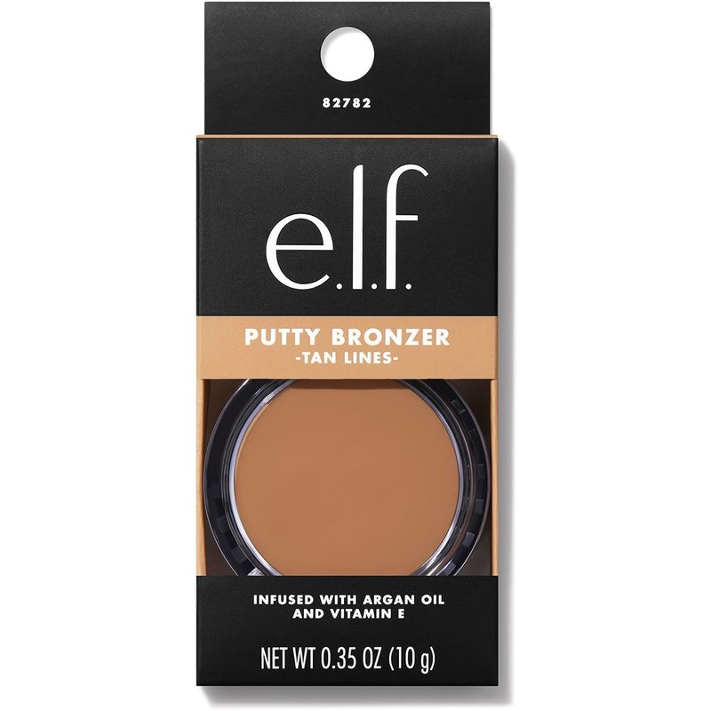 e.l.f. Putty Bronzer, Creamy & Highly Pigmented Formula, Creates a