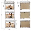 Rexllon 4x6 Wall Hanging Picture Frames Collage with 3 Opening