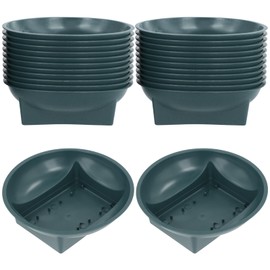 Lnrueg 32 Pcs Floral Supplies Green Bowls for Flower Arrangements, Floral Arrangements Bowls for Holiday Wedding Fresh Flower Decoration Supplies