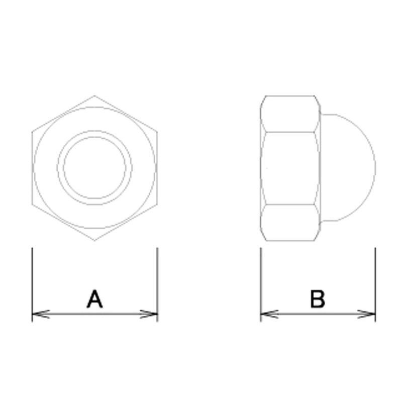 BP Unichrome Bag Nuts, M4, 20 Pack