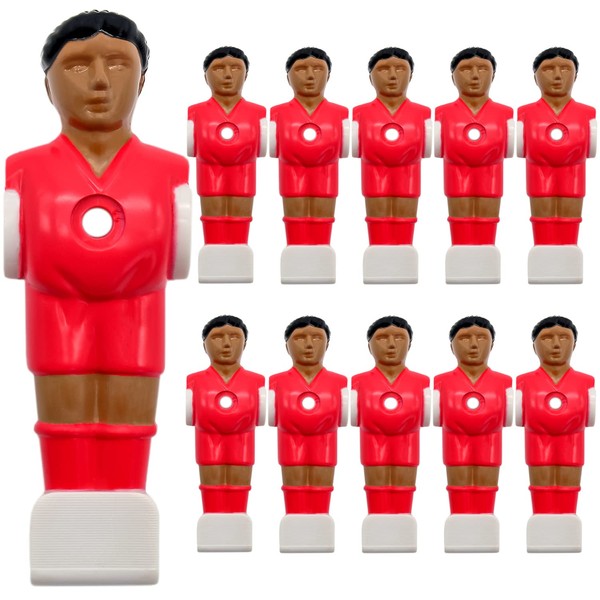 EYEPOWER 11 Figurines de Baby-Foot 16mm - Portugal Rouge - Figurines de Football de Table - Table de Baby-Foot Accessoires Football Pièces de Rechange Table de Football - Joueurs de Baby-Foot