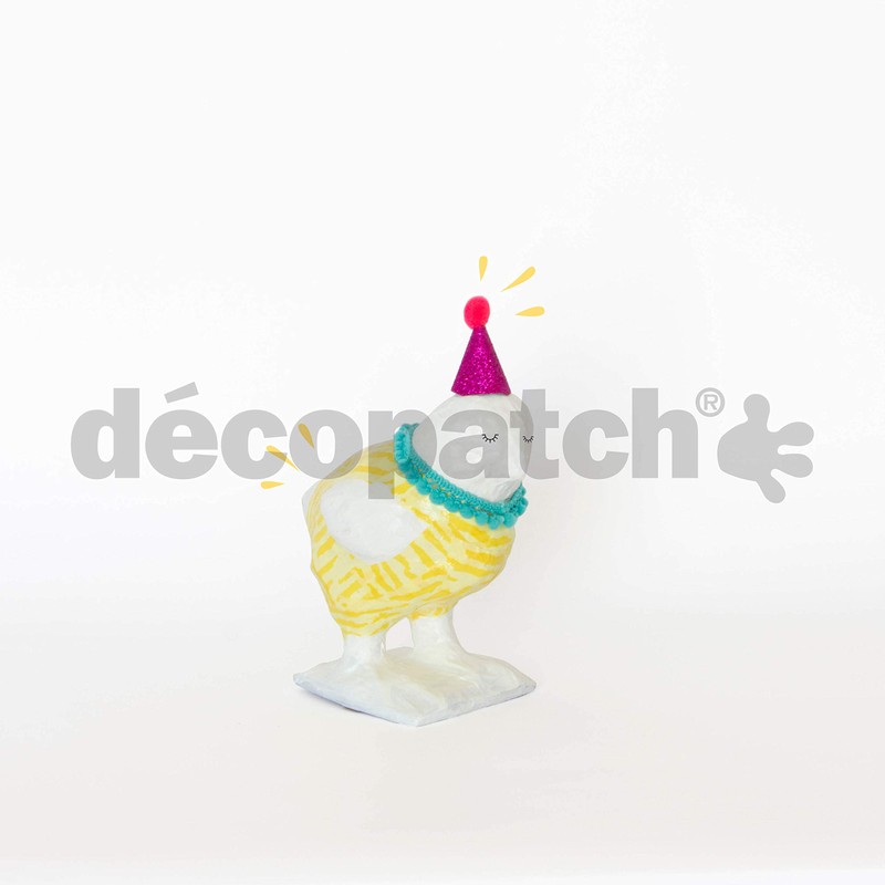 Décopatch - Ref SA208C - Chick - Papier Maché Object