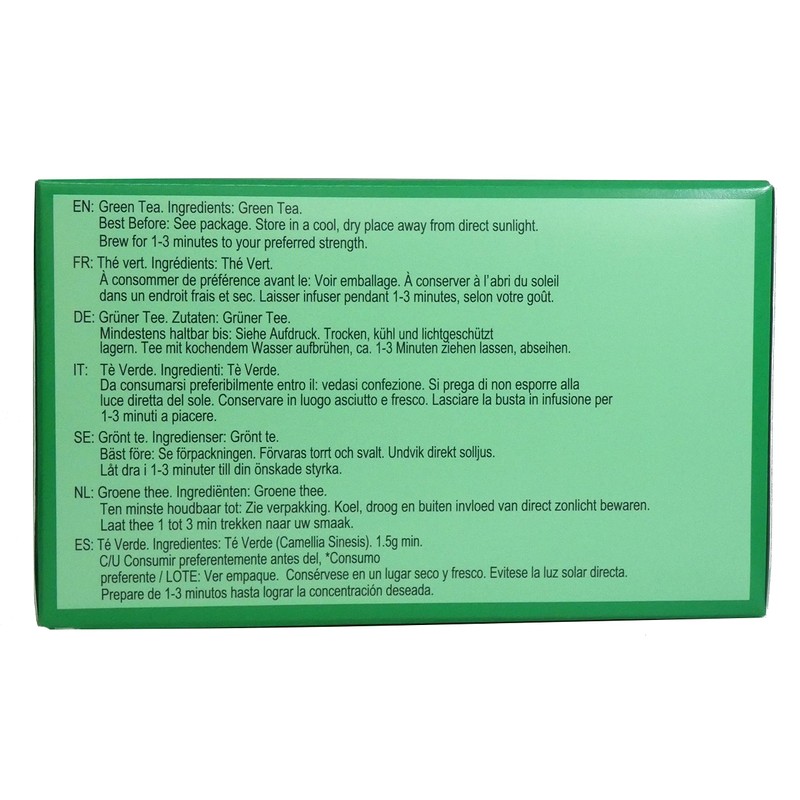6 boxes of 16 Sencha Green Teabags by Yamamotoyama -