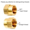 Joywayus 3/4" G Thread Female × 3/4" NPT Thread Female