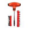 T-Handle Screwdriver and Bits 22pcs – with TPR Handle, 9