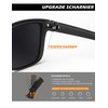 HENGOSEN Sunglasses for Men, Polarised Sunglasses for Men with Lightweight