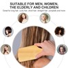 Firschoie Hair Brush, Paddle Brush with Bristles with Cleaning Comb,