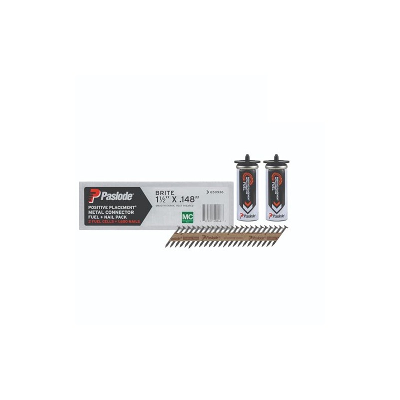 Paslode Positive Placement Metal Connector Fuel & Nail Pack -
