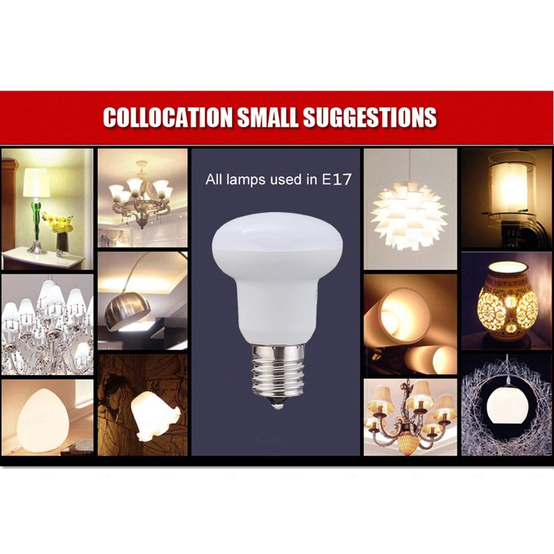 R14 E17 LED Light Bulb, 3W LED Bulb Replace 30W