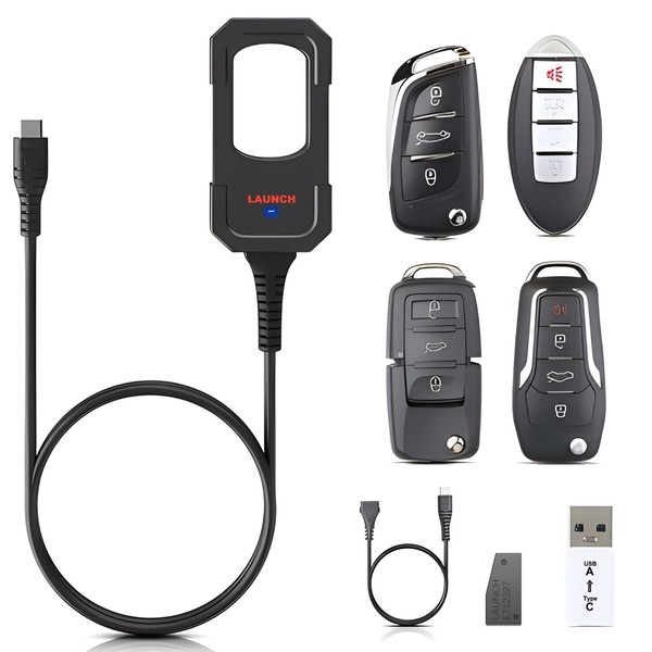 LAUNCH X-431 Key Programmer Remote Maker Immobilizer Scan Tool with 4 Universal Remotes and 1 Super Chip for X431 IMMO Elte, IMMO Plus, IMMO Pro, IMMO Pad, Pad V, Pad VII and Other X431 Tablet