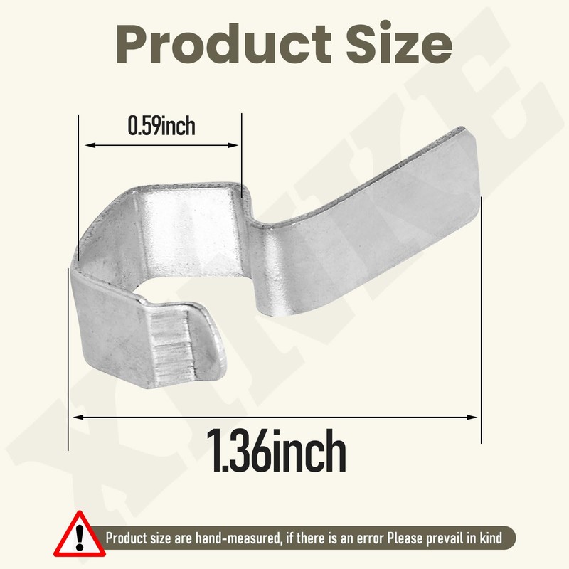 XINKE 24 Pcs Jar Stainless Steel Clips/Clamps for 6 Jars,