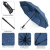 ZOMAKE Compact Umbrella, Auto Open & Close Travel Folding Umbrella,