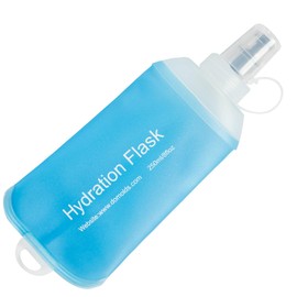 AXEN - Botella suave plegable de 250 ml, de TPU, para hidratación, para correr, con diseño colapsable, para paquete de hidratación, ciclismo, maratón, senderismo