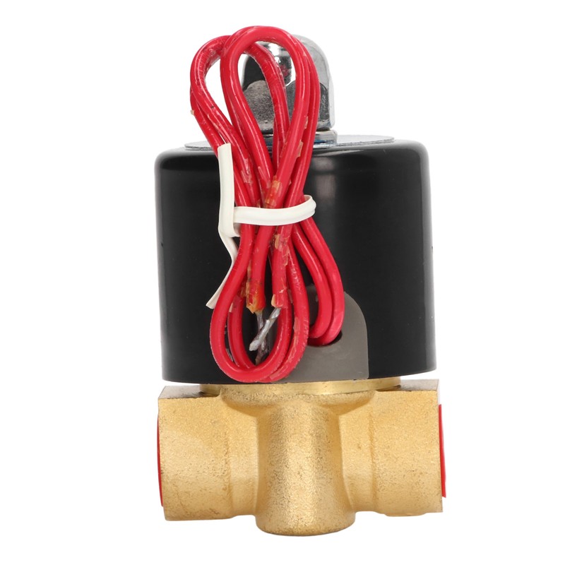 Brass Electric Solenoid Valve 2W025‑08 Normally Closed 1/4in 2 Position