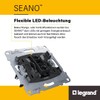 LEGRAND, Seano 765017 Push Button Insert with Toggle Contact and