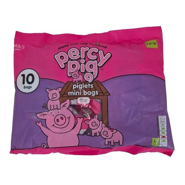 M&S Percy Piglets Mini Bag (10 X 28g) - 280g