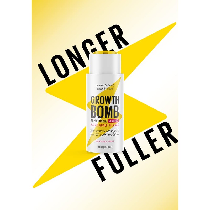 Growth Bomb Hair-Growth Strength & Length Power Cleanse Formula Shampoo
