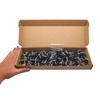 SKIR'CO Pack of 150 Sheet Metal Roofing Screws 4.8 x