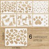 SHYJSHYJ 6 Pack 14'' Dog Cat Cow Leopard Giraffe Print
