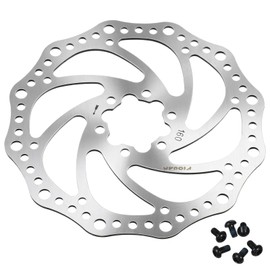 160mm Stainless Steel Bicycle Disc Brake Rotor Bicycle Disc Brake Rotors Electric Bike Ebike Rotors for Road Bikes Mountain Bicycles Electric Bikes