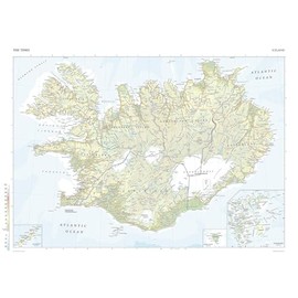 The Times Atlas: Iceland - 36.5 x 26.75 inch Poster - Front Lamination
