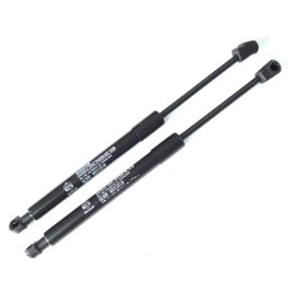 BURANIFUSION 1 Pair Hood Lift Supports Front Left Right Driver Passenger Side Strut Gas Charged Shock Black Steel Struts WGS-457 SG330094 for Chevy Malibu 2008-2012 WEF1683