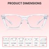 GTSY 6-Pack Metalless & Screwless Spring Hinges Reading Glasses for
