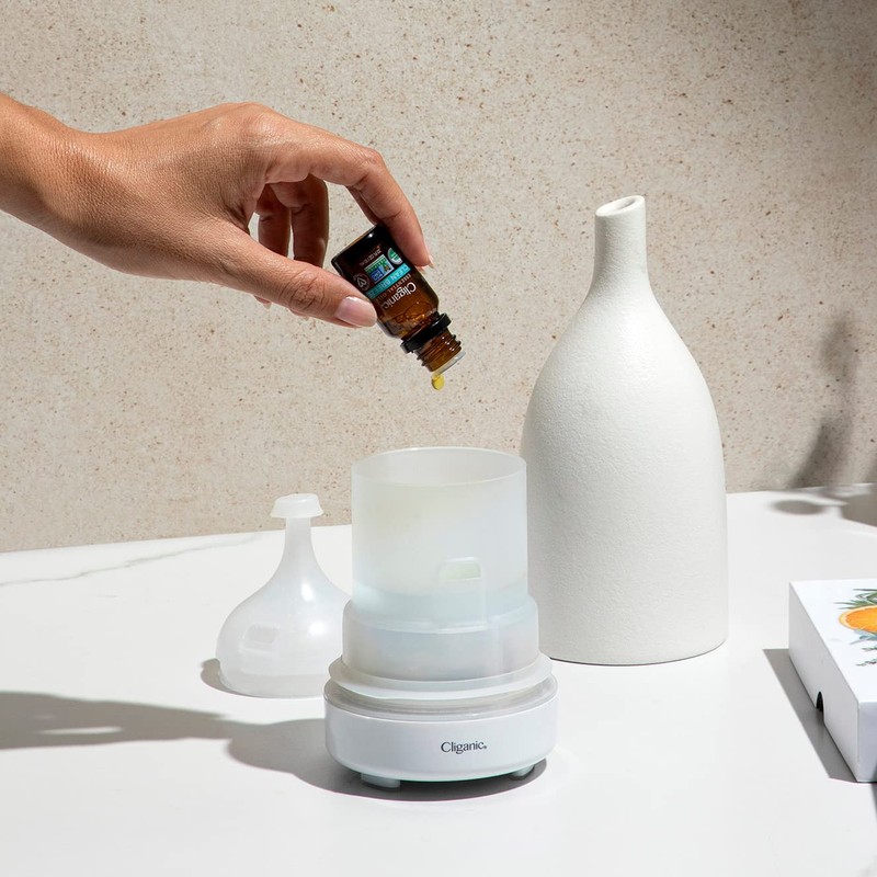 Cliganic Organic Geranium Essential Oil, 100% Pure Natural for Aromatherapy