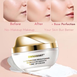 Crema De Maquillaje, Hidratante, Iluminadora, Correctora, Suave Y Tonificante (2 Unidades)