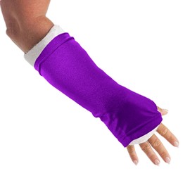 Arm Cast Sleeve Cover | Protects Arm Cast and Aids in Keeping your Cast Clean. Arm Cast Cover Adult Cast Protectors for Wrist Casts and Dressings, Plaster Cast Protector. (Purple, L)