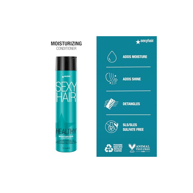 SEXYHAIR Healthy Moisturizing Conditioner, 10.1 fl. oz.