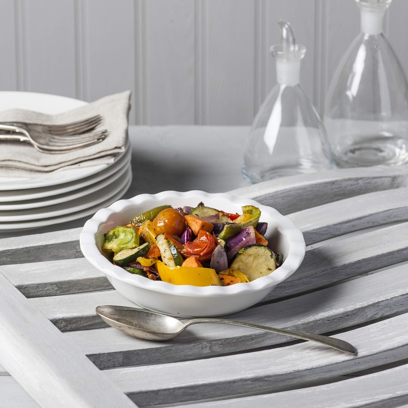 WM Bartleet & Sons 1750 T295 Crinkle Rim Pie Dish,